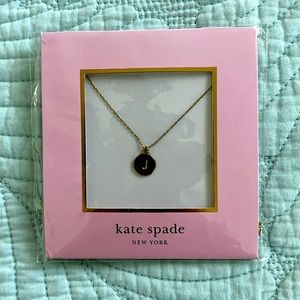 Kaye Spade “J” mini pendant